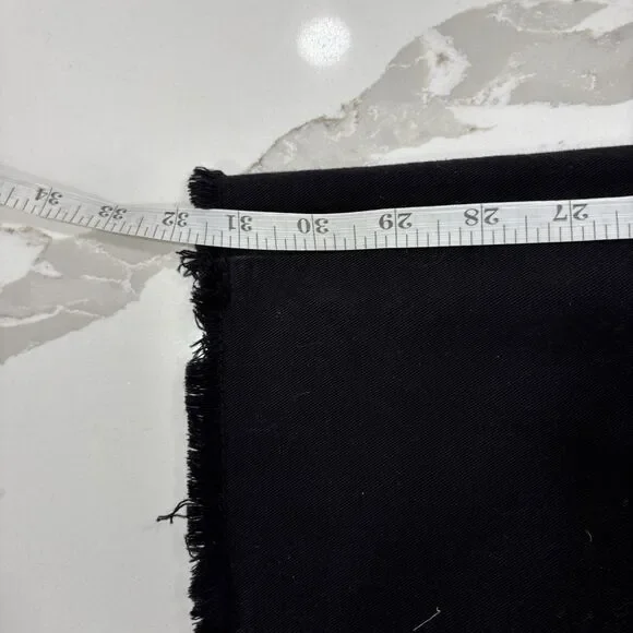 Marine Layer Pants Womens Size 10 Black Raw Edge Bridget High Rise Wide Leg NWT - Picture 5 of 6